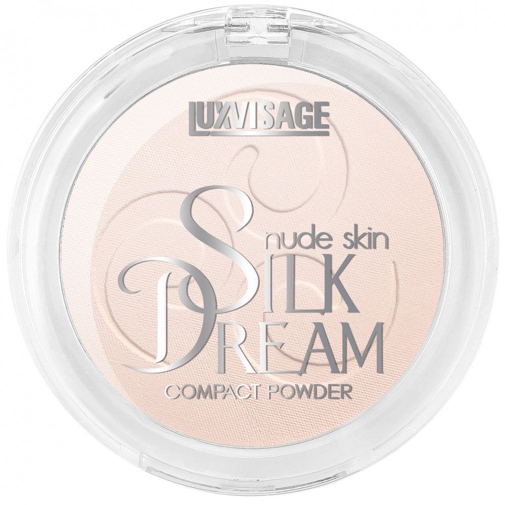 Пудра для лица компактная Luxvisage Silk Dream 01k Пудра-шевк компактна SILK DREAM - Зображення 1