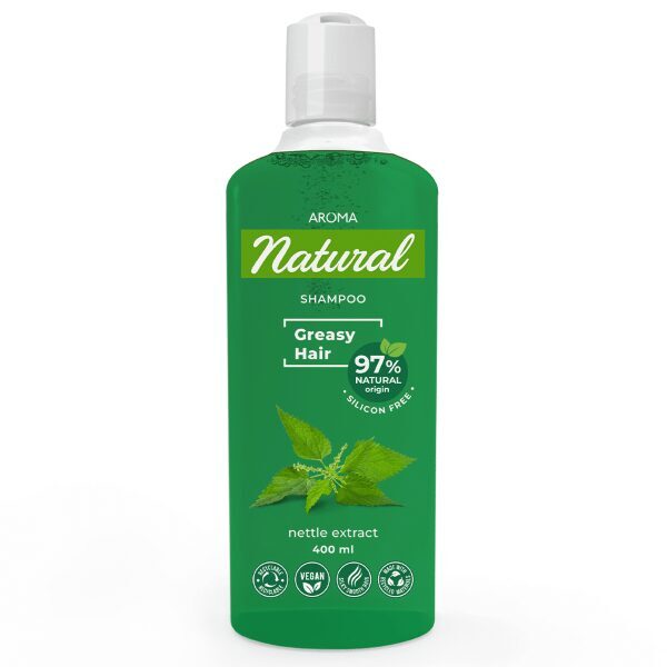 AromaNatural_Shampoo КРАПИВА Шампунь Кропива для жирных волос Aroma Natural — изображение 1