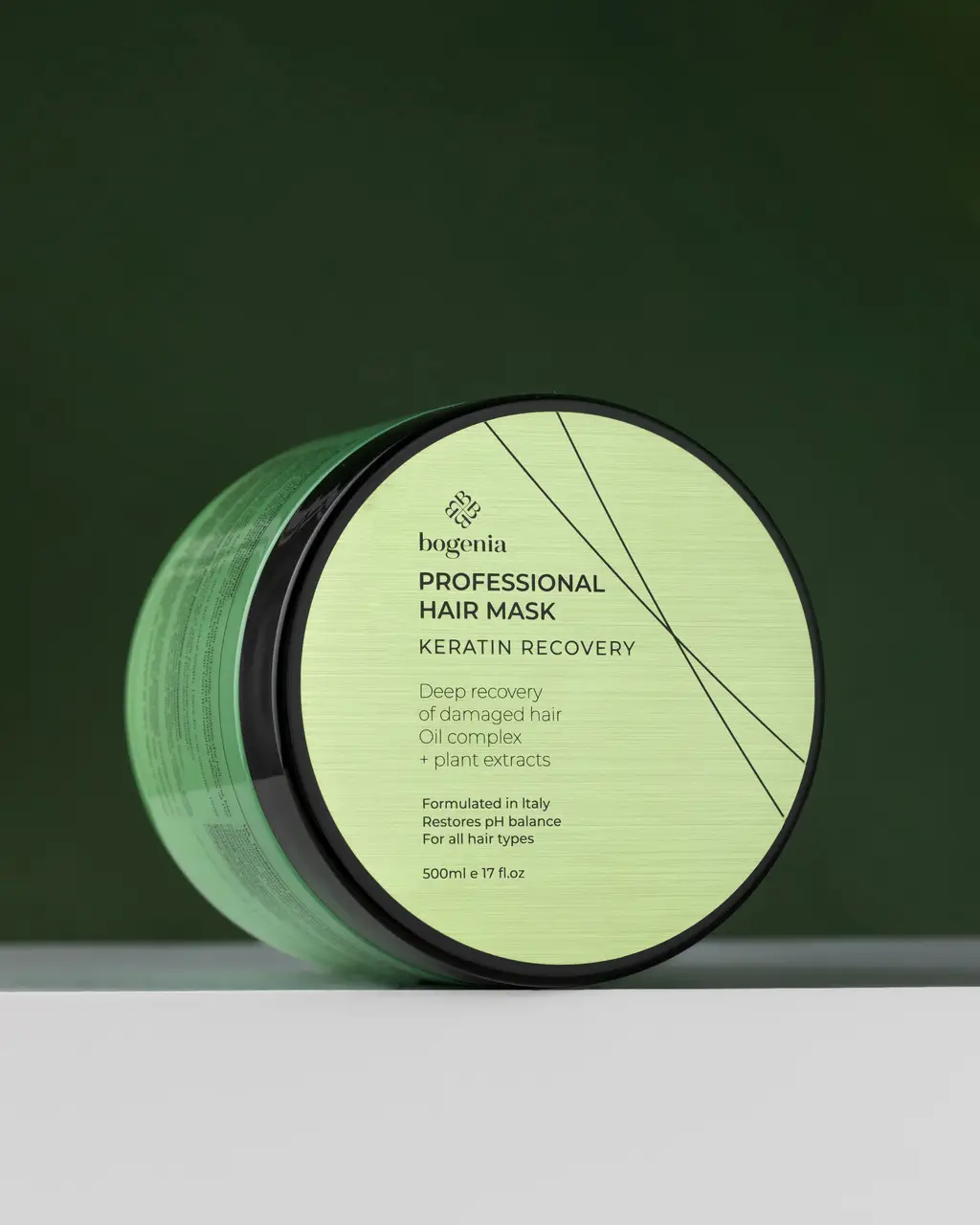Bogenia Hair Mask Keratin Recovery BG404 Маска для волосся "Кератинове Відновлення" Bogenia BG404 - Зображення 3