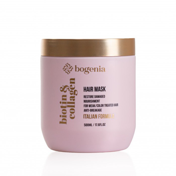 Маска для волосся Biotin & Collagen Mask Bogenia BG451 №003 Маска для волосся Biotin & Collagen Mask Bogenia BG451 №003 - Зображення 1