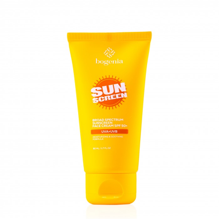 SPF50+ Bogenia BG463 Сонцезахисний крем Sunscreeen Face Cream SPF50+ Bogenia BG463 - Зображення 1