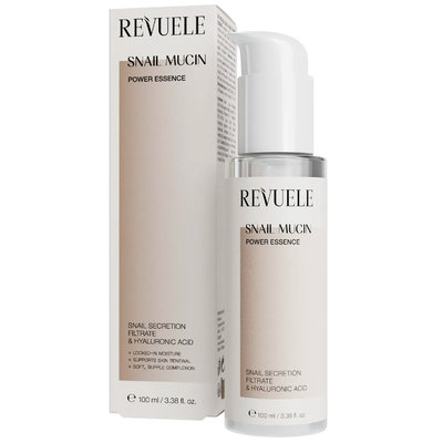 SNAIL MUCIN ессенция Мощная эссенция для лица с муцином улитки Revuele Snail Mucin — изображение 1