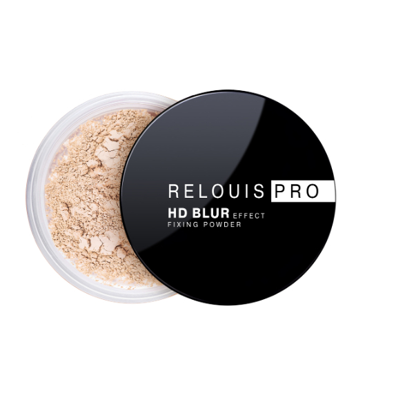 RELOUIS PRO HD blur effect fixing powder Пудра фиксирующая с эффектом блюра RELOUIS PRO HD blur effect — изображение 1