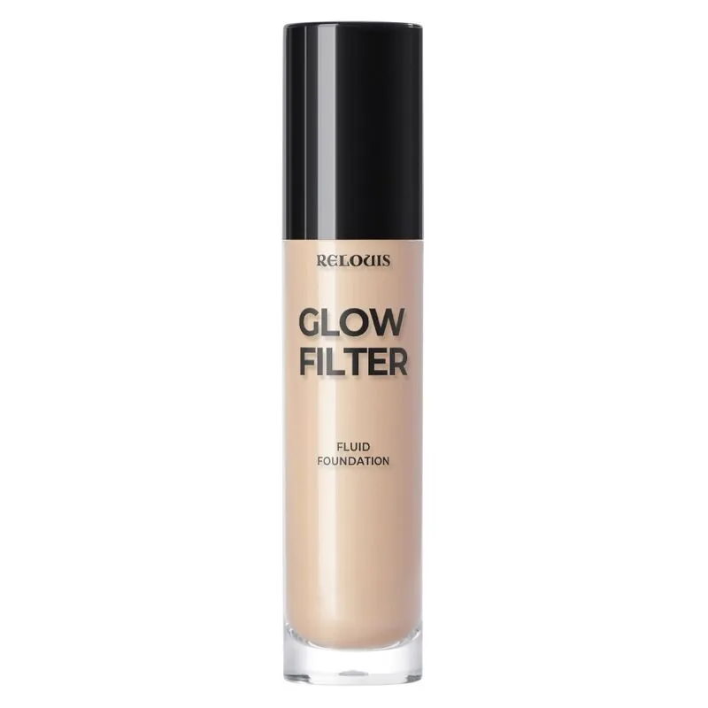 Glow Filter Fluid Foundation RELOUIS 2 Флюид тональный Сияющий с эффектом фильтра Glow Filter Fluid Foundation RELOUIS — изображение 4