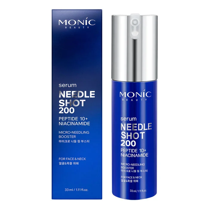 Monic Beauty Needle Shot 200 Сироватка з мікроголками Monic Beauty Needle Shot 200 з пептидами та ніацинамідом, 33 мл - Зображення 1