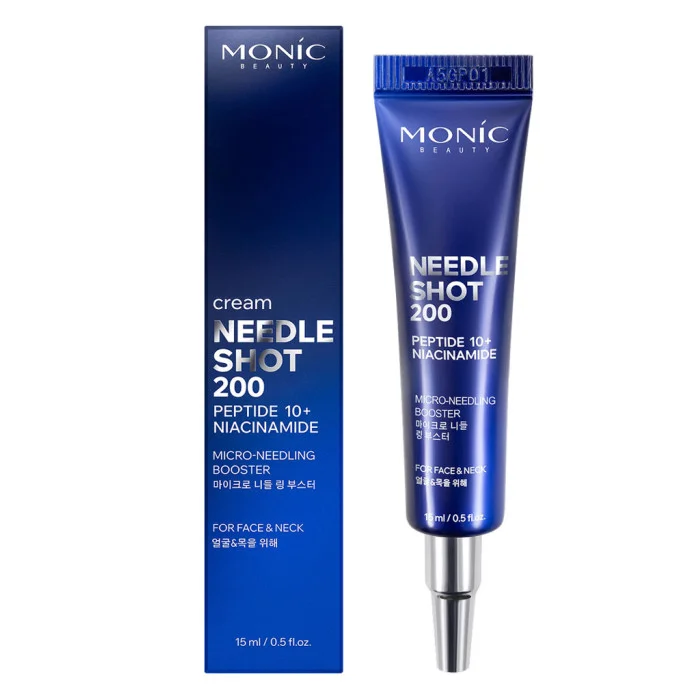 Needle Shot 200 Крем з мікроголками Monic Beauty Needle Shot 200 з пептидами та ніацинамідом, 15 мл - Зображення 1