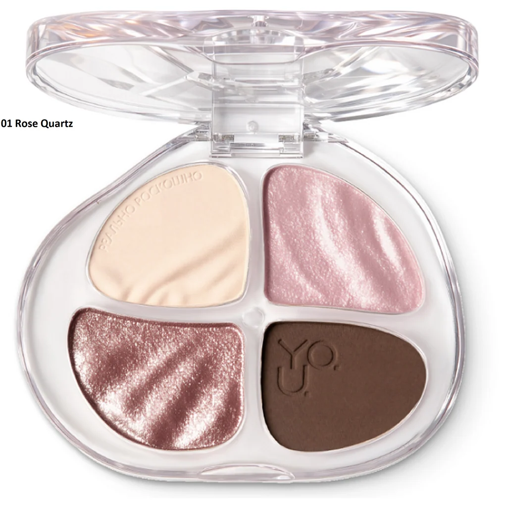 Y.O.U. Really Brilly 01 Roze Quartz 2 Палетка тіней для повік Relouis Y.O.U. Really Brilly 01 – Roze Quartz - Зображення 2
