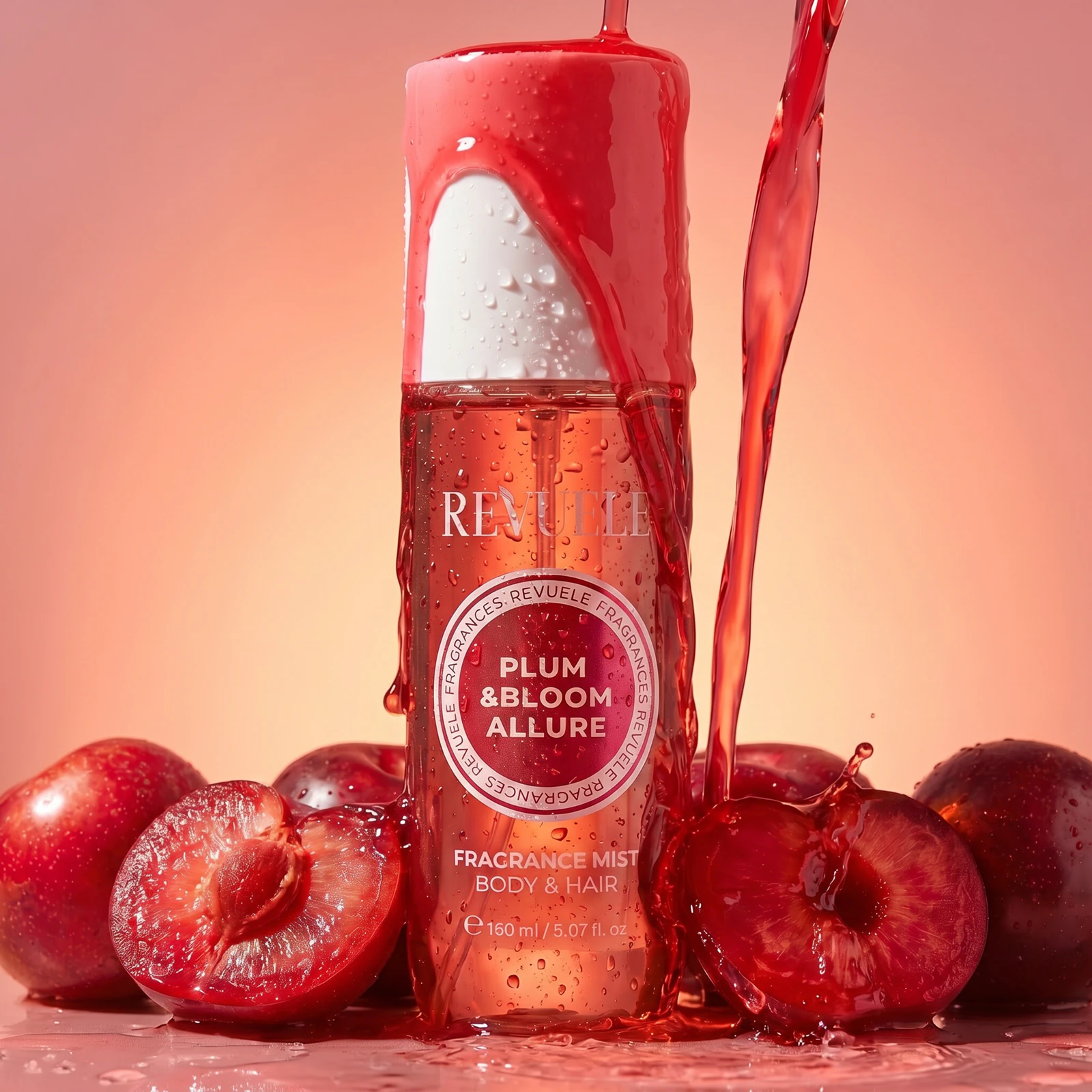 Plum & Bloom Allure Fragrance Mist 2 Мист для тела и волос парфюмированный Revuele PLUM & BLOOM ALLURE 150 мл — изображение 2