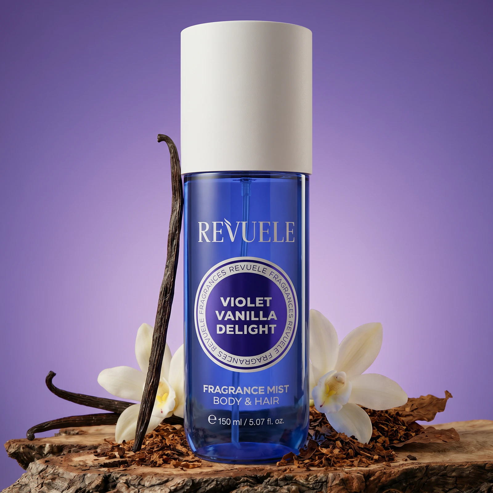 Violet Vanilla Delight Fragrance Mist 3 Мист для тела и волос парфюмированный Revuele VIOLET VANILLA DELIGHT 150 мл — изображение 2